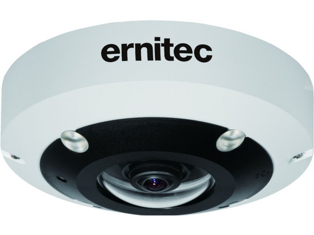 Ernitec 12MP Fisheye IP Camera  Panoramic IR 4K Ultra HD Dome