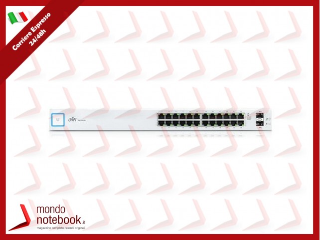 UniFI UBIQUITI Switch 24 porte Gigabit Ethernet con SFP, no PoE, US-24