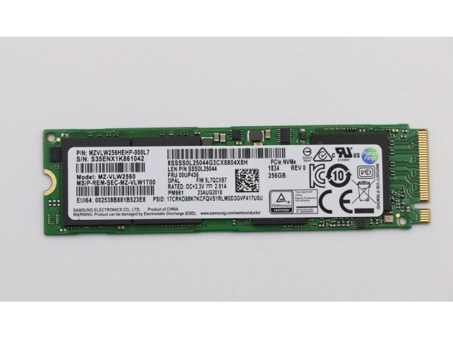Lenovo Memory SSD 256GB M.2 PCIe3x4  **New Retail**