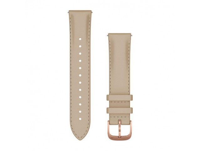 Acc, vivomove, Luxe, 20mm,  Leather, Rose Gold, Light