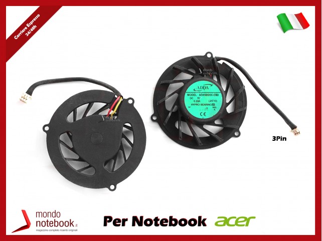 Ventola Fan CPU ACER Aspire 2930 2930Z (Versione 1)