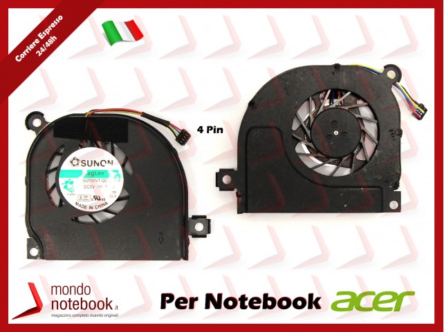 Ventola Fan CPU ACER Aspire 3410 3810 3810T 3810TG 3810TZ (Versione 1)