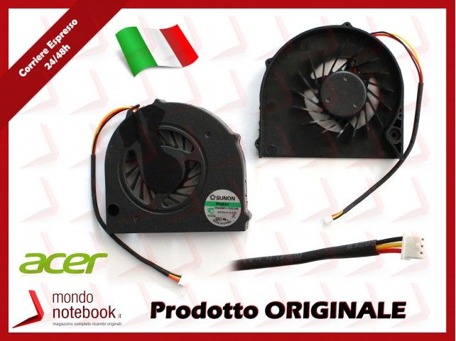 Ventola Fan CPU ACER Aspire 4332 4732Z eMachines D525 D725