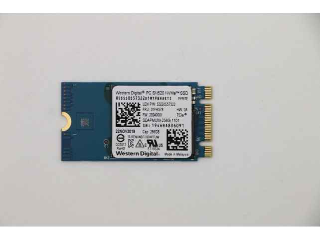 Lenovo SDK 1101 256G M.2 PCIe 2242 SS  