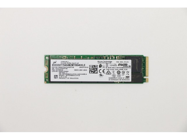 Lenovo Micron 2200 512GB M.2 PCIe  2280 MTFDHBA512TCK-1AS1AABLA
