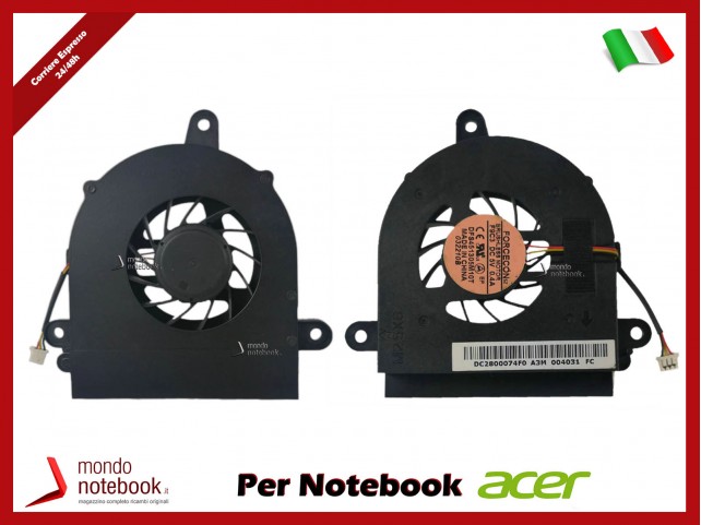 Ventola Fan CPU ACER Aspire 5534 5538 5538G - 23.PEA02.001