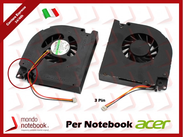 Ventola Fan CPU ACER Aspire 5930 5930G DFS551305MC0T (Versione 2)