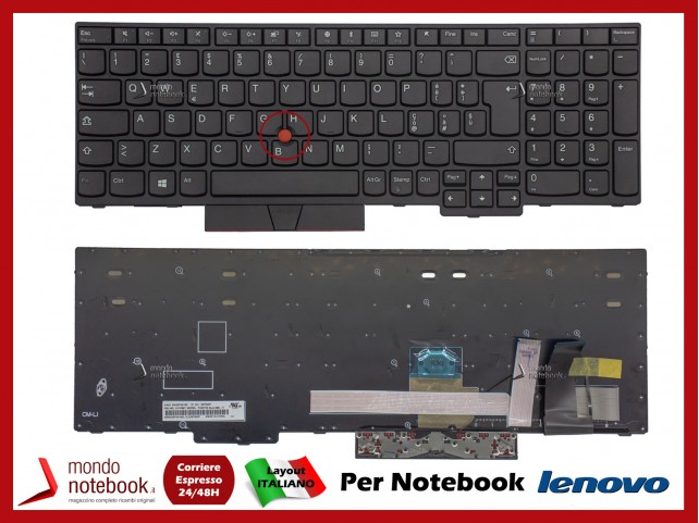 Tastiera Notebook Lenovo ThinkPad E580 E585 L580 T590 E590 E595 L590