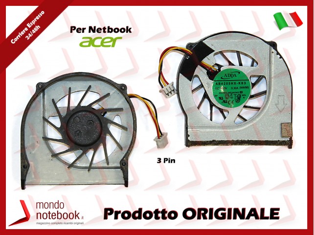 Ventola Fan CPU ACER Aspire One D255 E100 D255E HAPPY