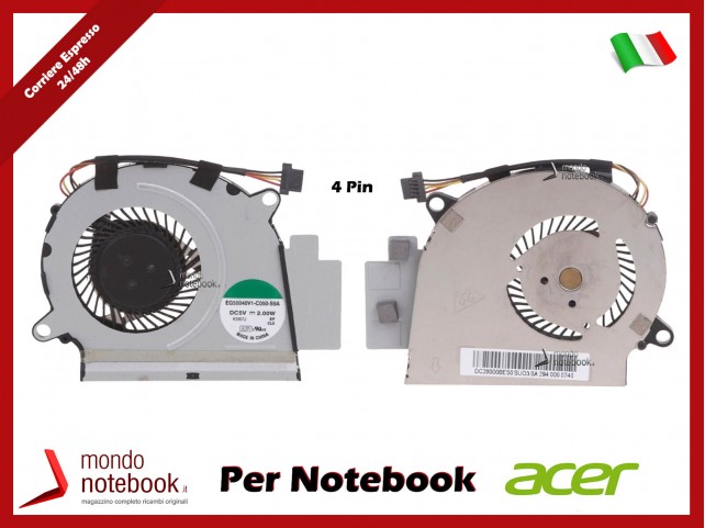 Ventola Fan CPU ACER Aspire S5-391 - 23.RYXN2.001