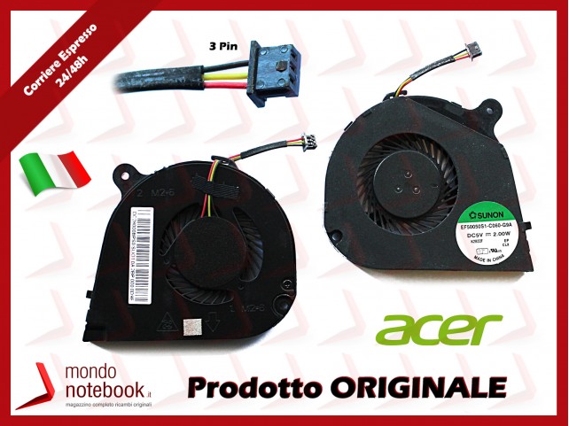 Ventola Fan CPU ACER Aspire V5-171 V5-131 One 756
