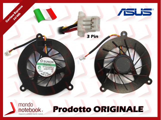 Ventola Fan CPU ASUS A6 A6000 A6J A6JA A6JC A6K A6V A6KT A6KM