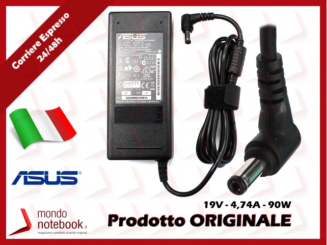 Alimentatore Originale ASUS 90W 19V 4,74A (5.5mm x 2.5mm)