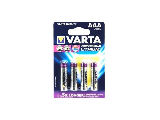 Varta Professional Lithium AAA  Professional Lithium AAA,