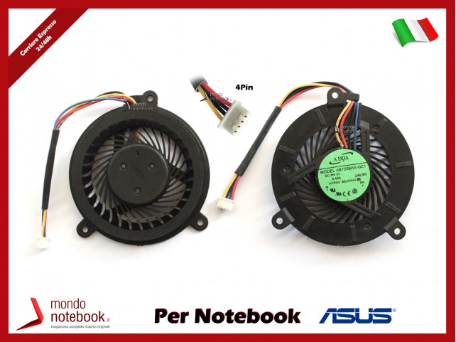 Ventola Fan CPU ASUS F3J F3JC F3F F3H A8SC A8M A8J F7JC F7F (4 PIN)