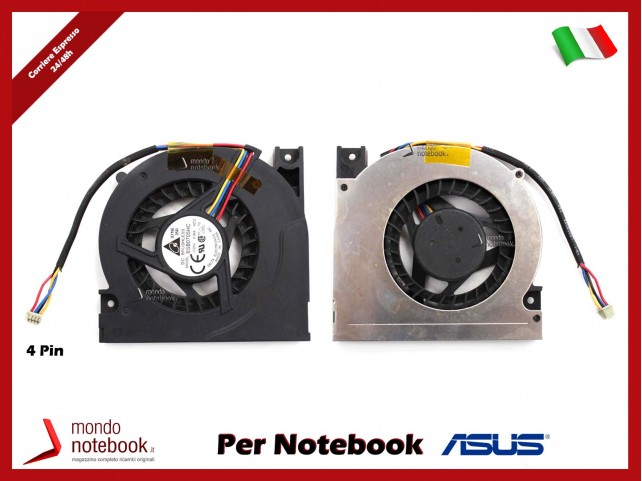 Ventola Fan CPU ASUS F5 F5N X50 X61 A9T X53 A94 x59 (4 Pin)
