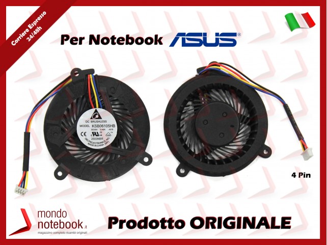 Ventola Fan CPU ASUS F82Q F52Q F52A - 13GNV410P261-1