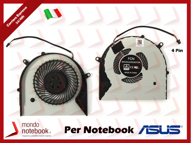 Ventola Fan CPU ASUS GL503VM FX503VM GL703VM GL703VD (per CPU) Versione 2