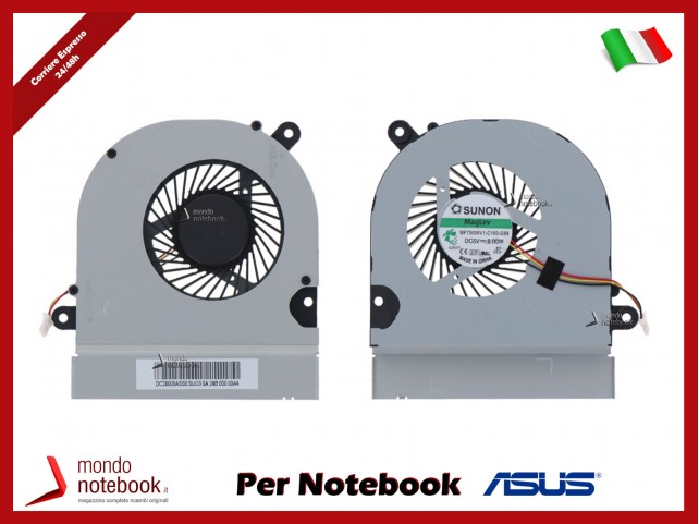 Ventola Fan CPU ASUS K45 A45 13GN5310P030-1 13GN5310P020-1