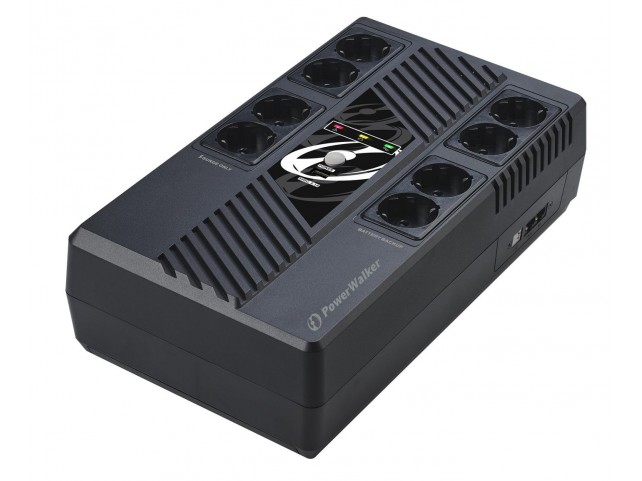 PowerWalker Power capacity: 1000VA /  600W, Output Power Factor: