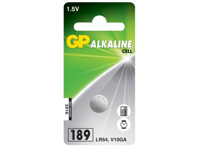 GP Batteries GP BUTTON CELL LR54  Alkaline Cell 102004,
