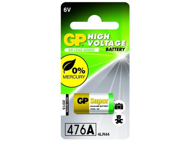 GP Batteries HIGH VOLTAGE 476A  Blister with 1 battery. 6V