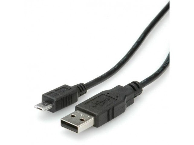 Roline Usb 2.0 Cable, Usb Type A M -  Micro Usb B M 3.0 M