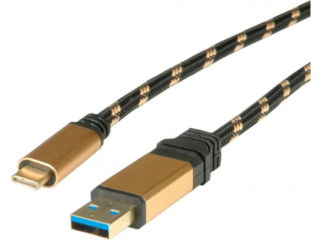Roline Usb 0.5M Usb Cable Usb 3.2  Gen 2 (3.1 Gen 2) Usb A Usb C