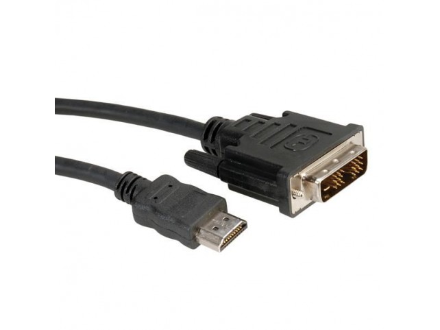 Dvi Cable, Dvi (18+1) M -  Hdmi M 2 M