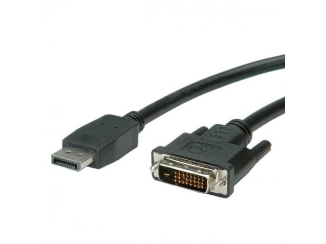 Value Displayport Cable, Dp-Dvi  (24+1), M/M 2 M