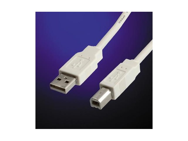 Value Usb Cable 3 M Usb 2.0 Usb A  Usb B Grey