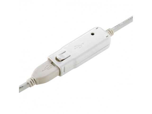 Roline Usb 2.0 Active Repeater Cable  For 12.04.1085 12 M White