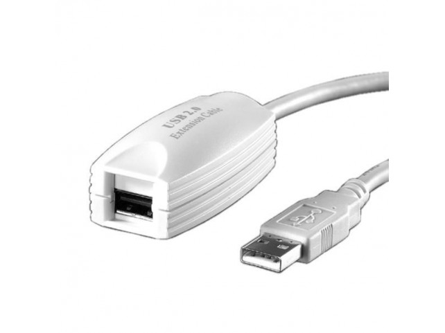 Usb 2.0 Extender, 1 Port,  White 5 M