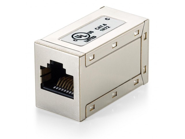 Equip Modular coupler RJ45 / RJ45  Cat.6 Shielded Modular Inline