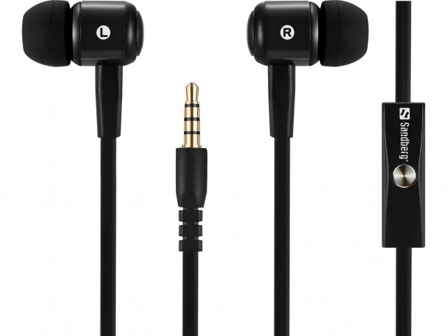 Sandberg Speak and Go In-Earset  Black