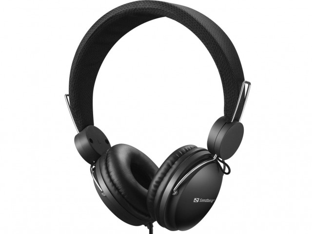 Sandberg MiniJack Headset with Line-Mic  126-34, Headset, Head-band,