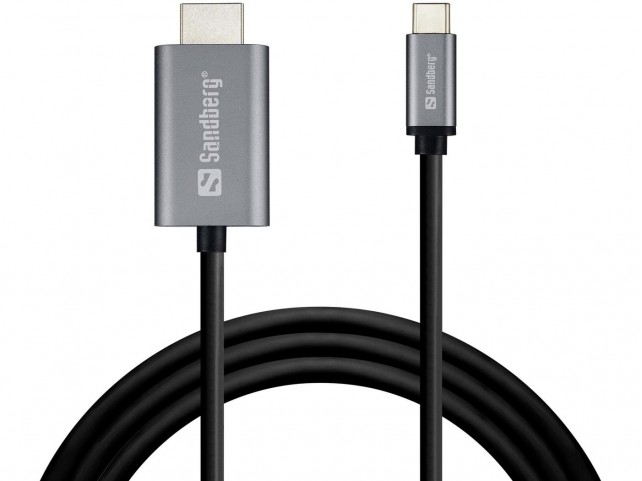 Sandberg USB-C to HDMI Cable 2M  USB-C to HDMI Cable 2M, 2 m,