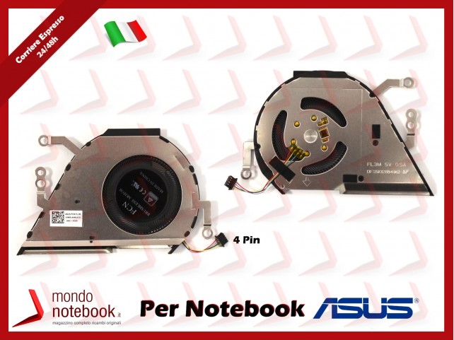 Ventola Fan CPU ASUS X420FA X420UA - 13NB0LA0M02111