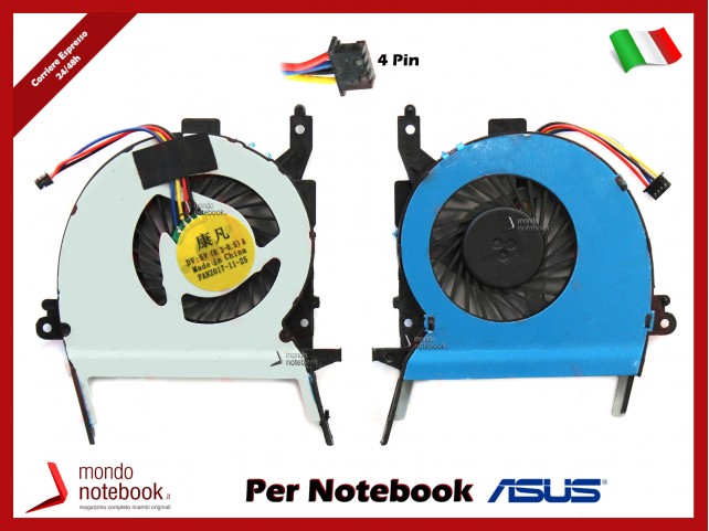 Ventola Fan CPU ASUS X456 X555 X556 Series