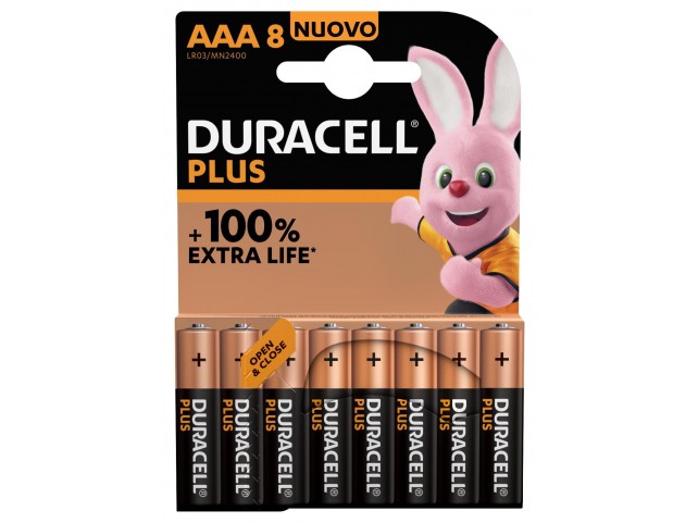 Duracell Plus 100 Aaa Single-Use  Battery Alkaline