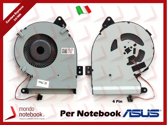 Ventola Fan CPU ASUS X540 X540N X540U X540M X540B (Versione 3) Cavo Lungo