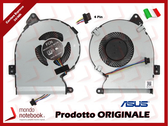 Ventola Fan CPU ASUS X540 XX540LJ X540LA X540YA X540UP (Versione 2) Cavo Corto