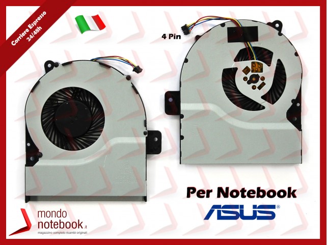 Ventola Fan CPU ASUS X751 X751M X751MA X751L X751LD X751LB X751NA X751SA