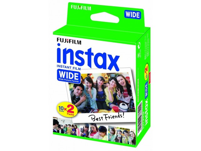 Fujifilm 1x2 Fujifilm Instax Film gloss  Instax Wide Film, 20 pc(s)