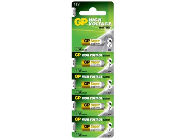 GP Batteries HIGH VOLTAGE 27A  High Voltage 27A, Single-use