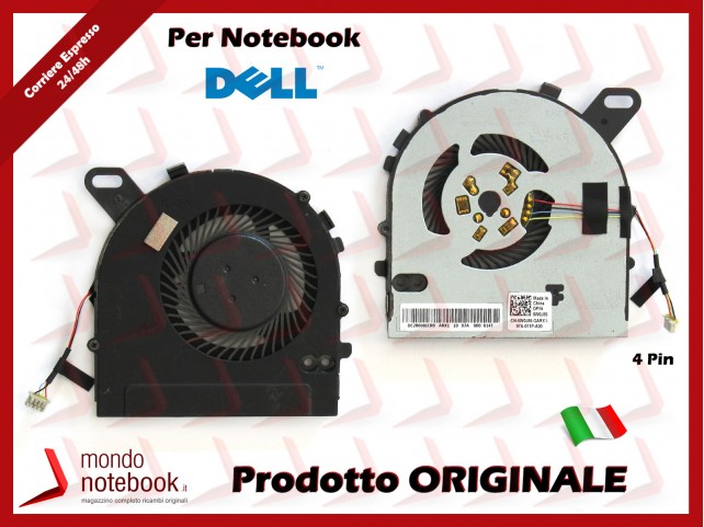 Ventola Fan CPU DELL Inspiron 7460 7560 7572 Vostro 5468 5568