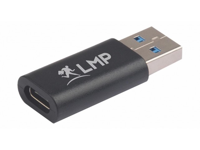 LMP USB-C (f) to USB A (m)  adapter, 5G/3A - black