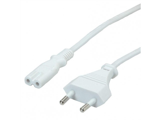 Value Power Cable White 1.8 M  Cee7/16 C7 Coupler