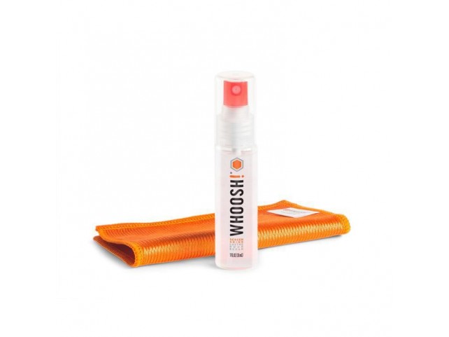 Whoosh! GO 30ml 250 sprays w. cloth  Non Toxic Safe for all screens
