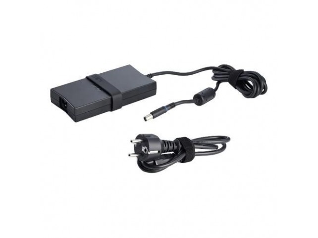 Dell 130W AC Adapter (3-pin) with  European Power Cord (Kit)